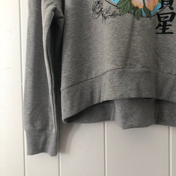 Rebellious One Womens Gray Sweatshirt X-Large - Picture 5 of 8
